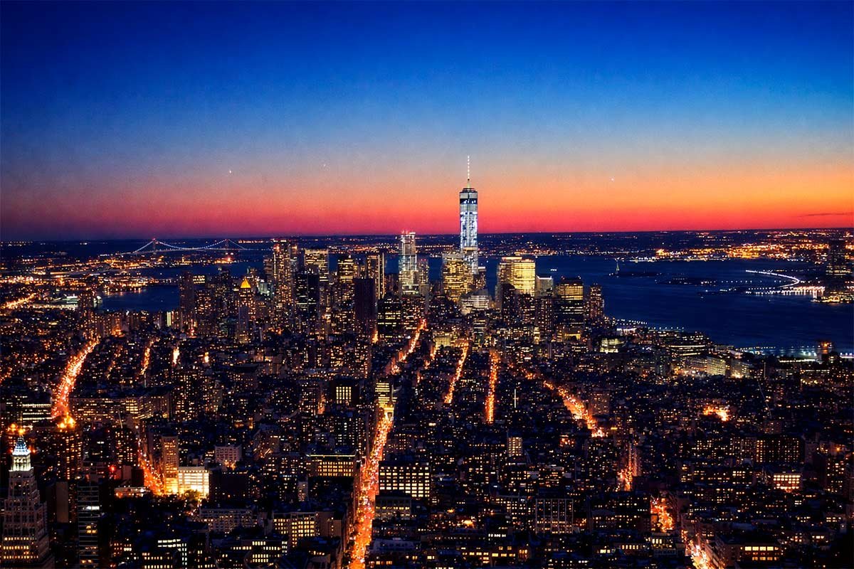 NYC Worth It | Real New York City skyline at dusk